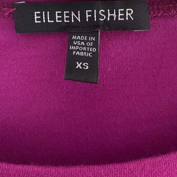 Elieen Fisher Magenta Shift Dress - Picture 8 of 11